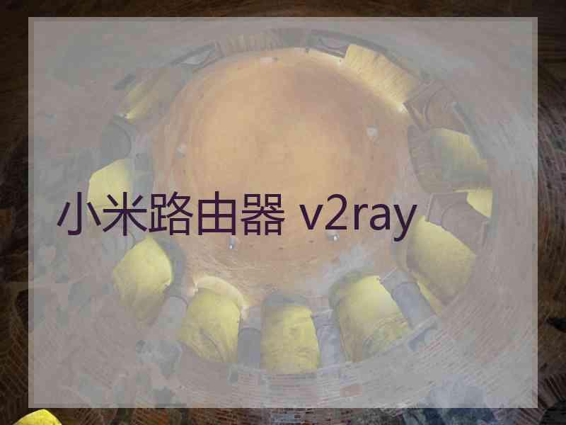 小米路由器 v2ray