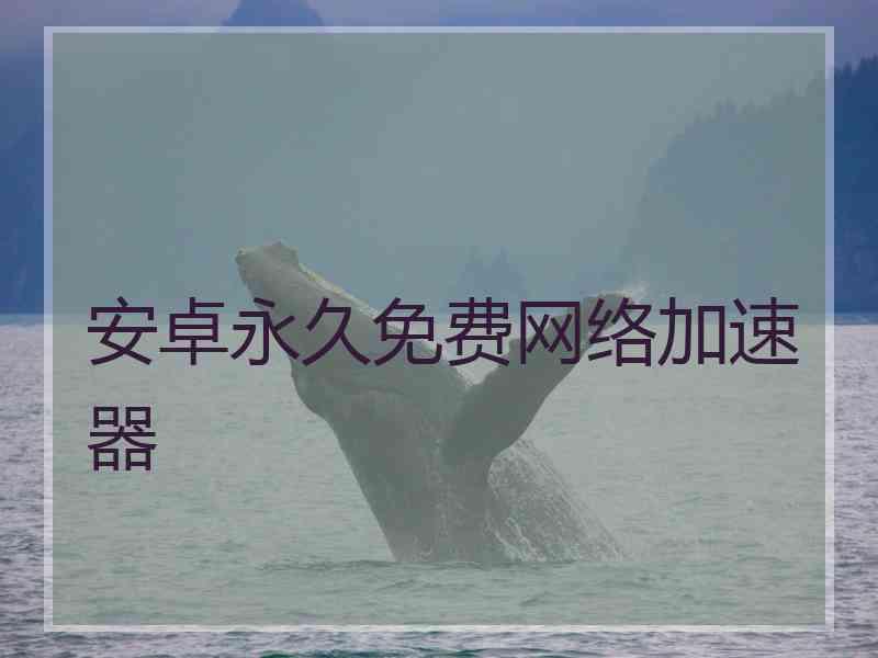 安卓永久免费网络加速器