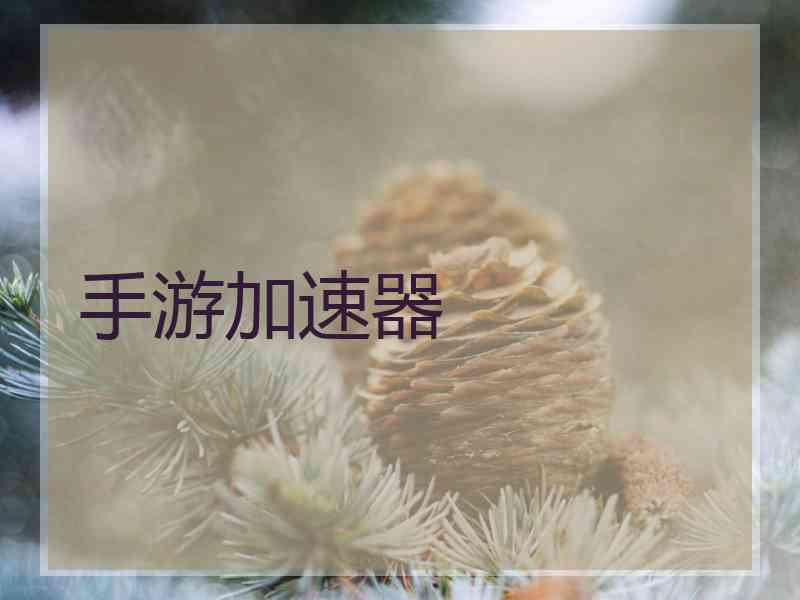 手游加速器