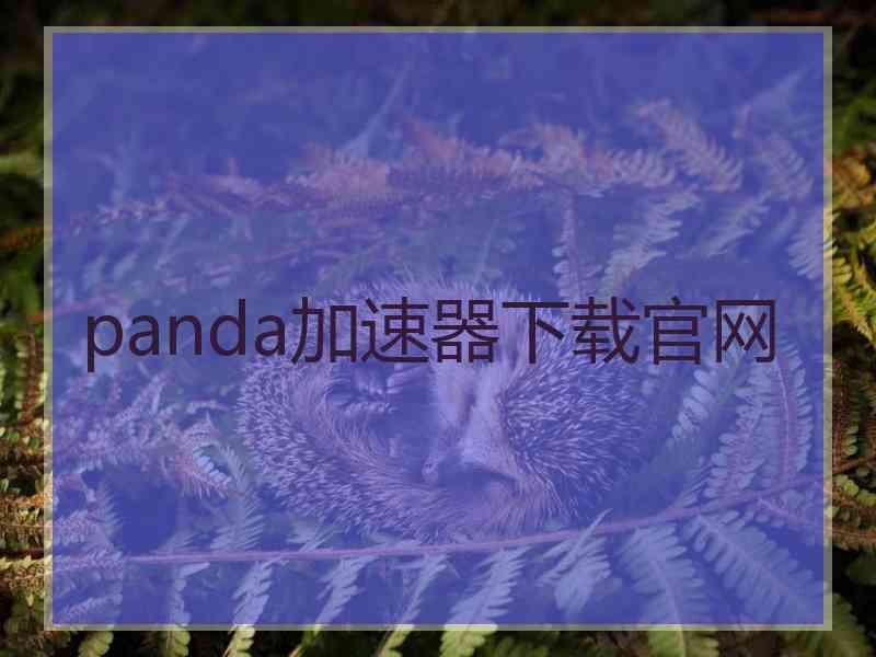 panda加速器下载官网