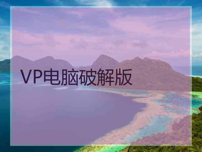 VP电脑破解版