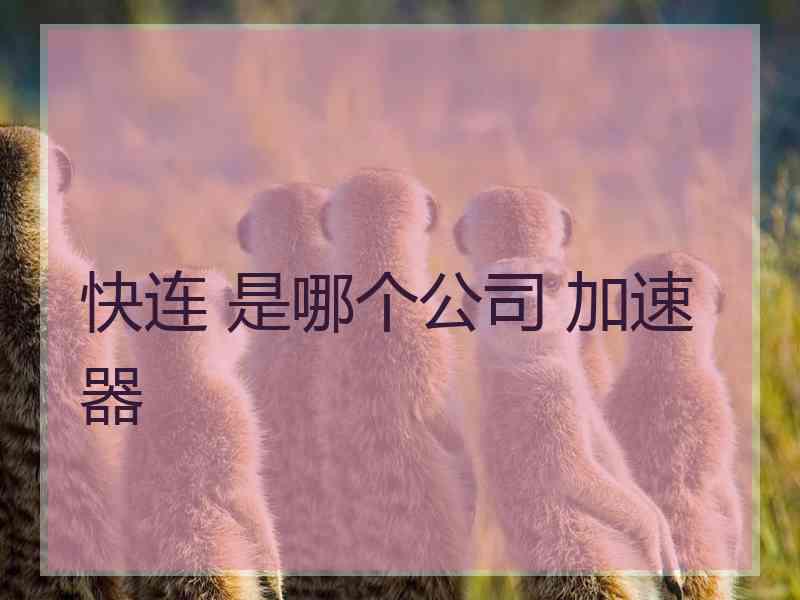 快连 是哪个公司 加速器