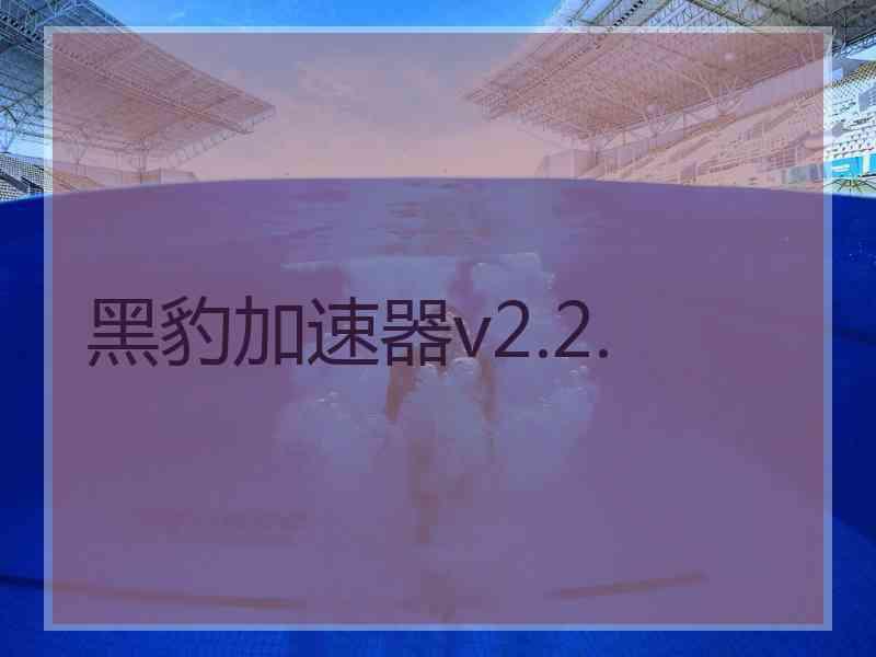 黑豹加速器v2.2.