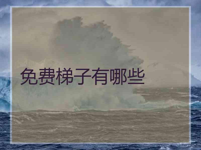 免费梯子有哪些