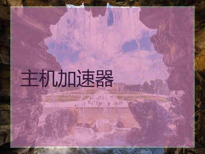 主机加速器