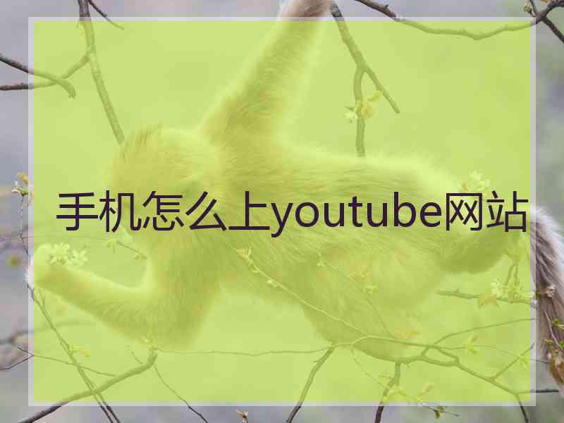 手机怎么上youtube网站
