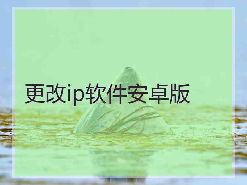 更改ip软件安卓版