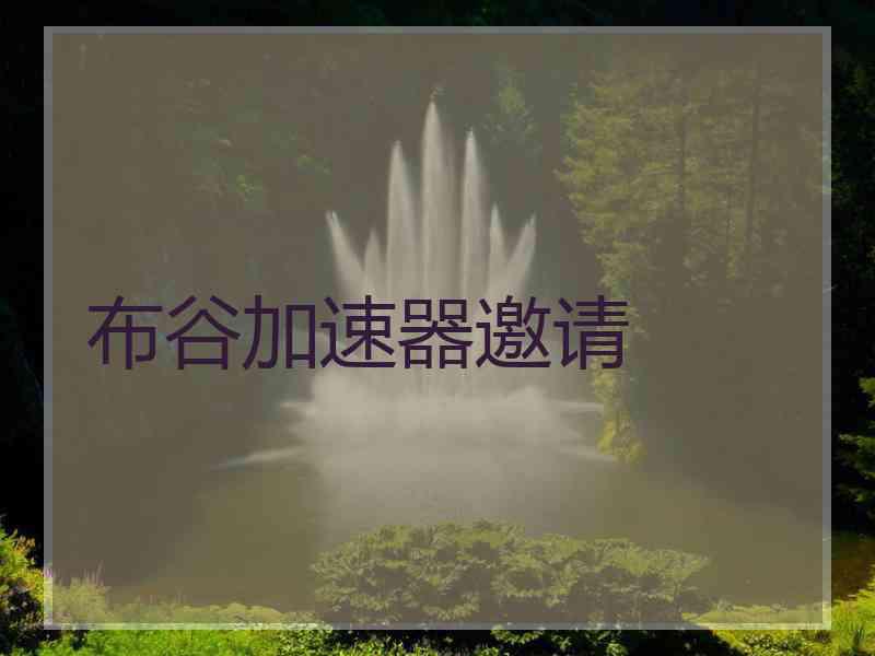布谷加速器邀请