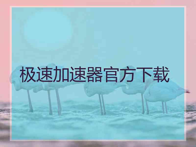 极速加速器官方下载