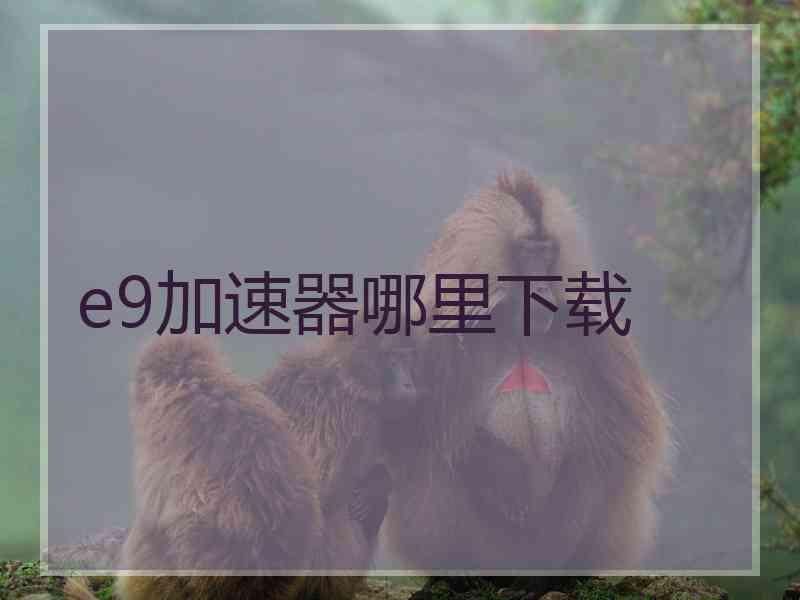 e9加速器哪里下载