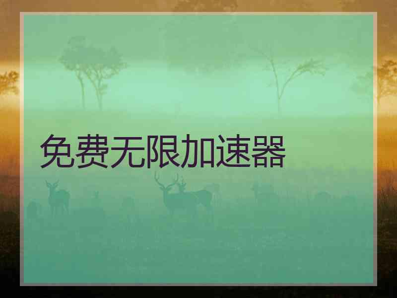 免费无限加速器