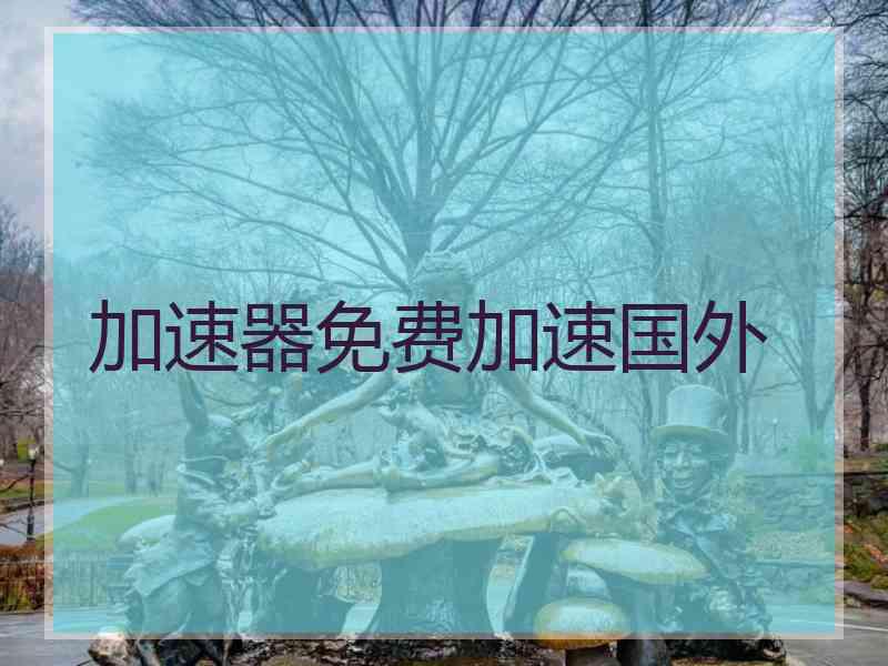 加速器免费加速国外