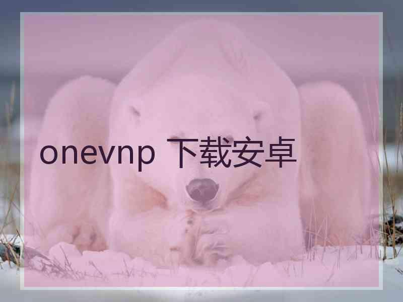 onevnp 下载安卓
