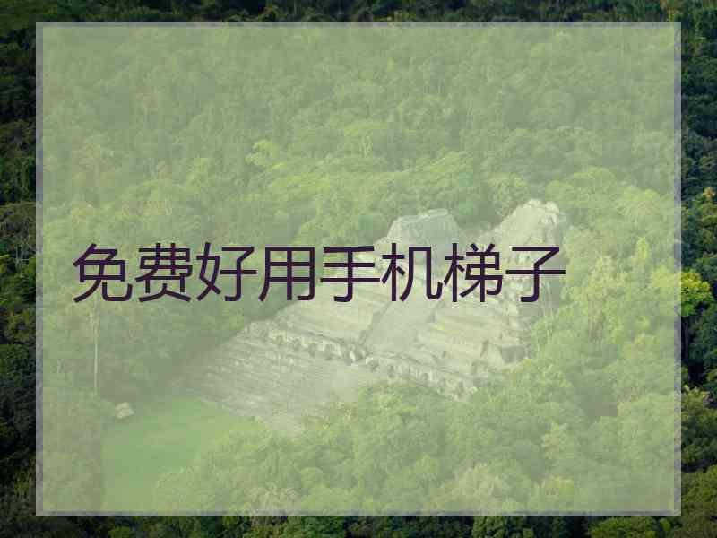 免费好用手机梯子