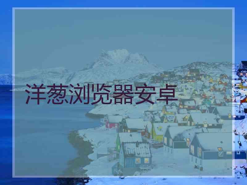 洋葱浏览器安卓