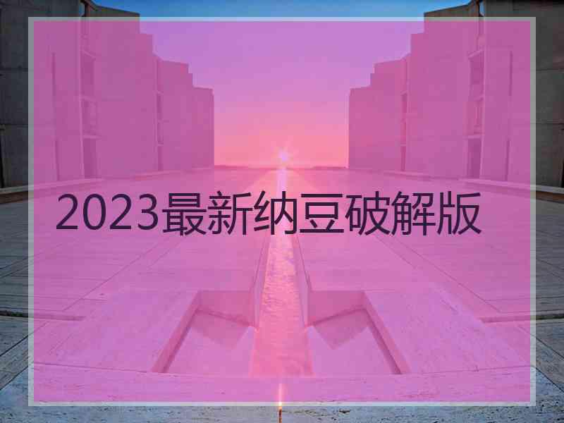 2023最新纳豆破解版