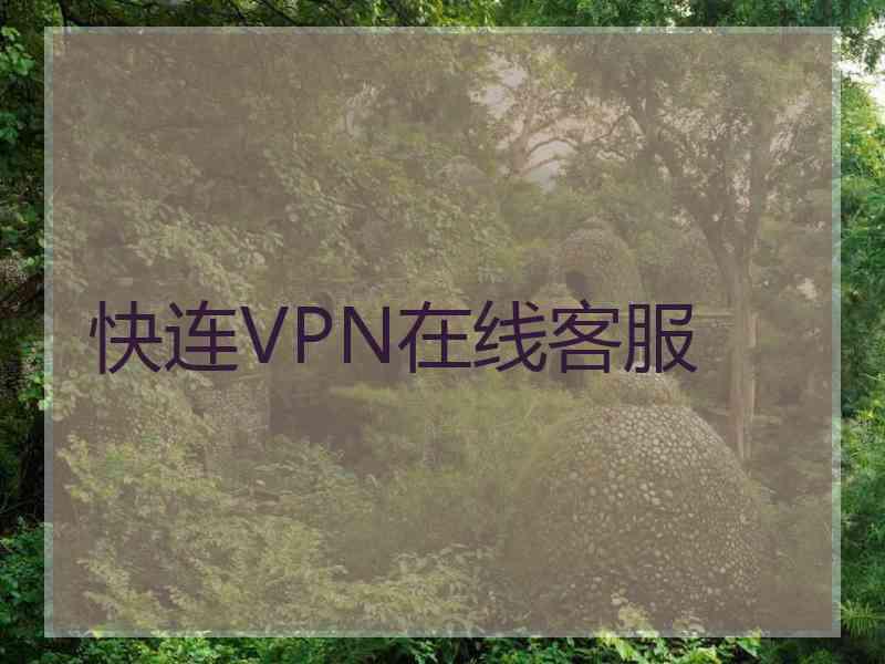 快连VPN在线客服