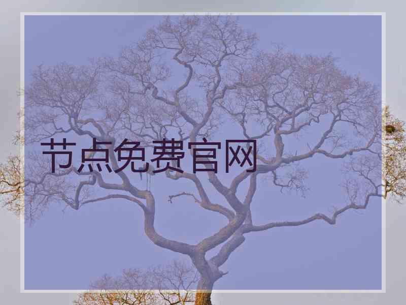 节点免费官网