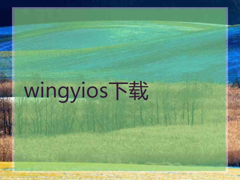 wingyios下载