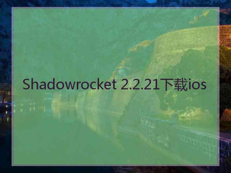 Shadowrocket 2.2.21下载ios