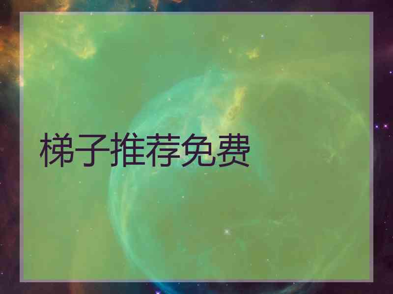 梯子推荐免费
