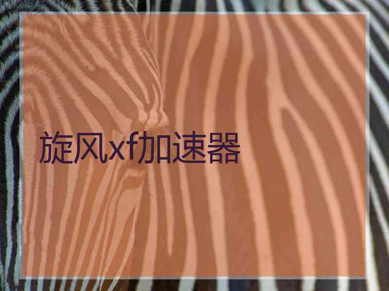 旋风xf加速器