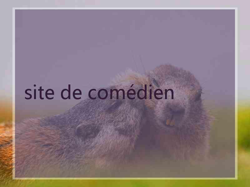 site de comédien
