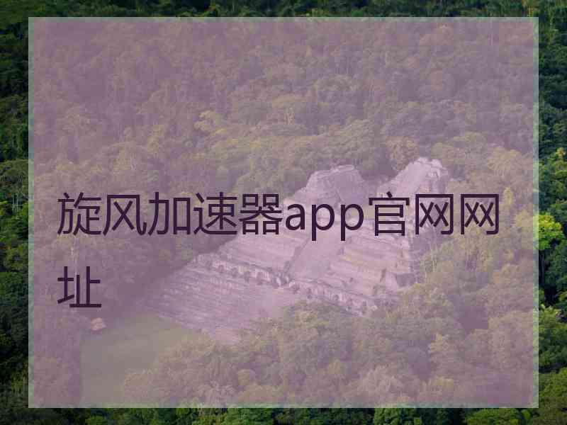 旋风加速器app官网网址