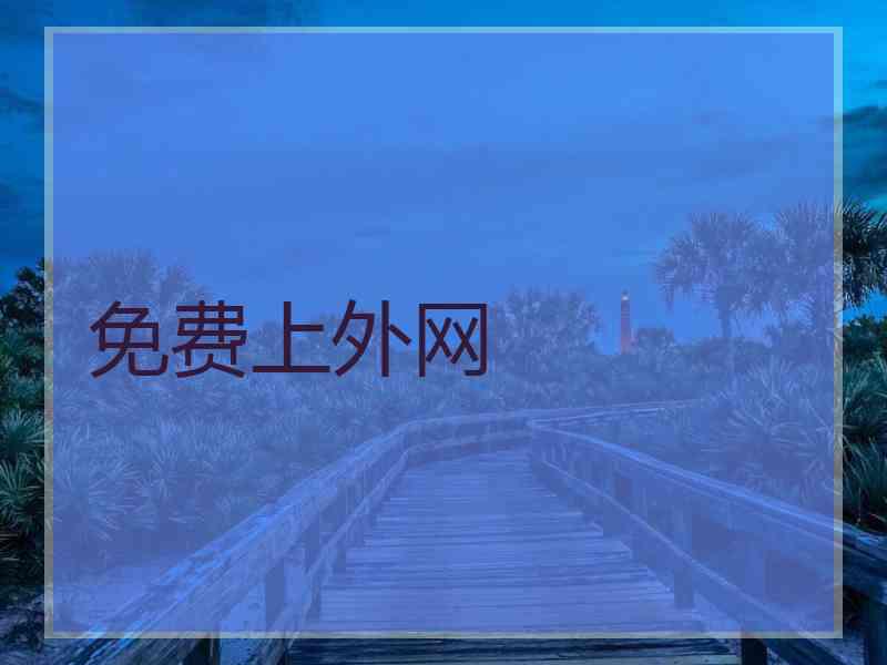 免费上外网