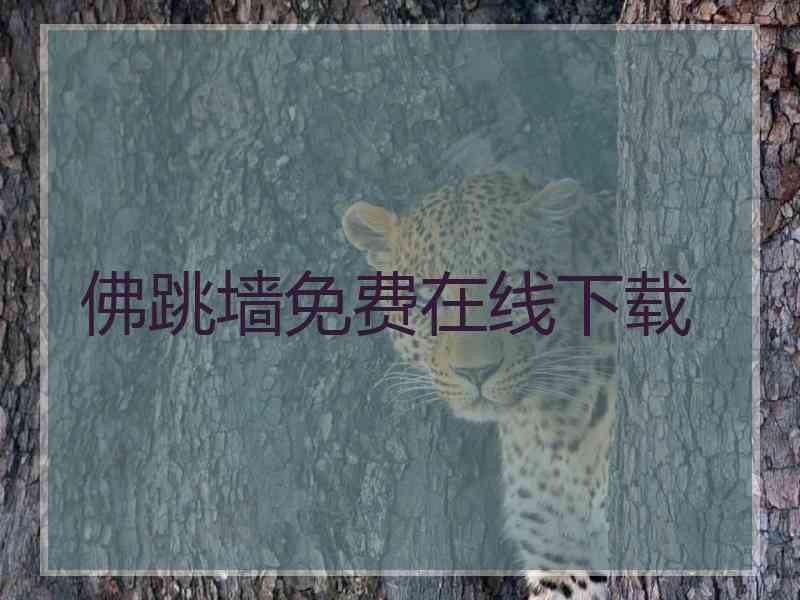 佛跳墙免费在线下载
