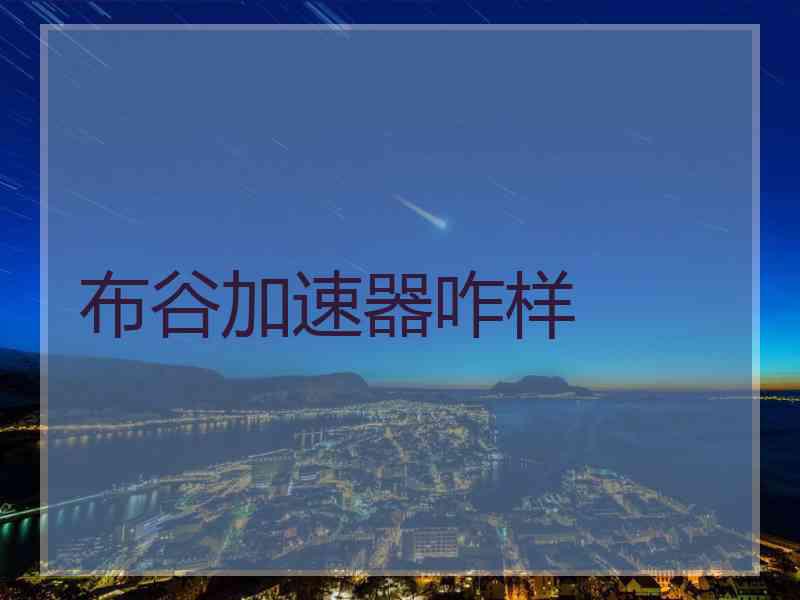 布谷加速器咋样