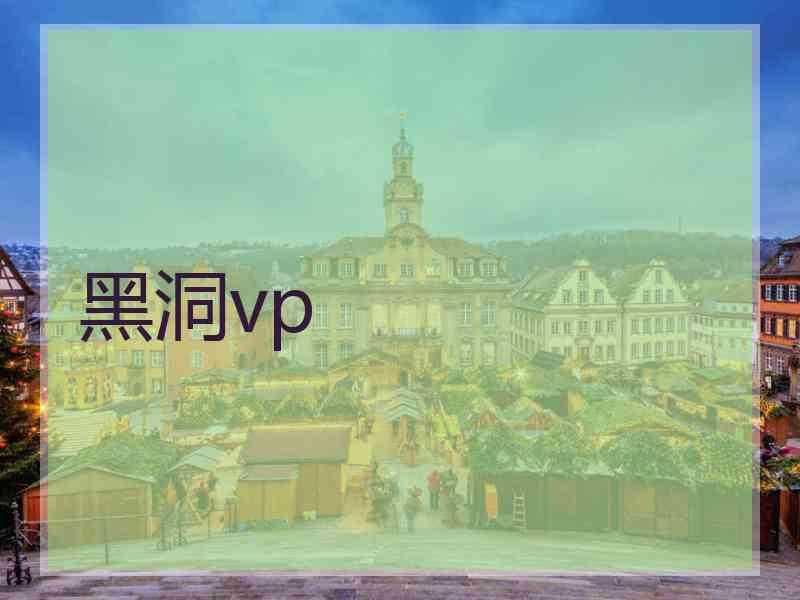 黑洞vp