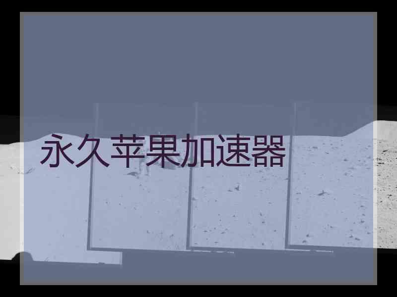 永久苹果加速器