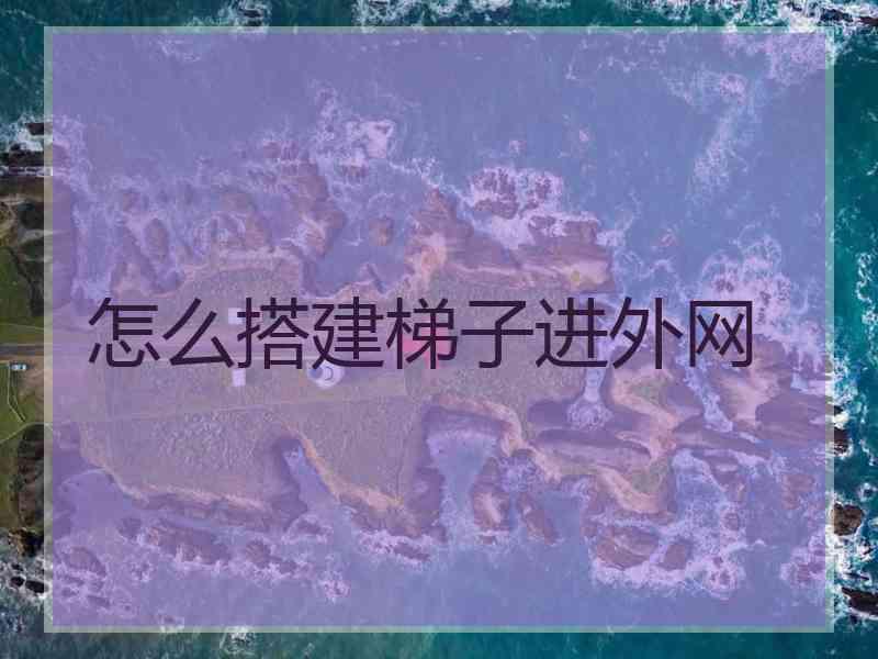 怎么搭建梯子进外网