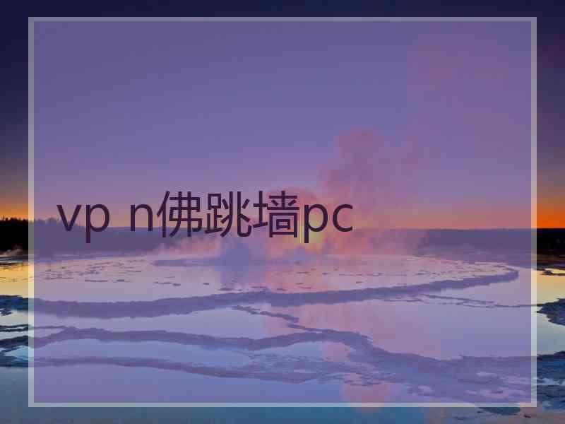 vp n佛跳墙pc