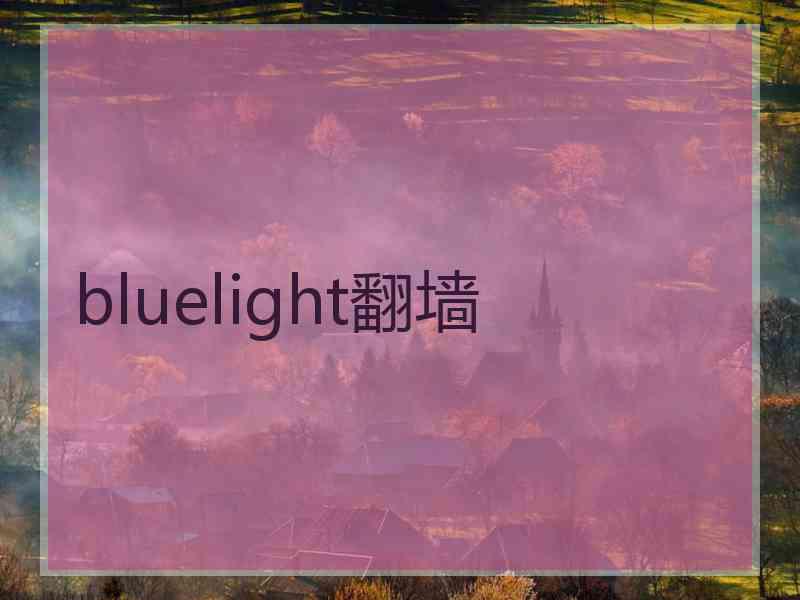 bluelight翻墙