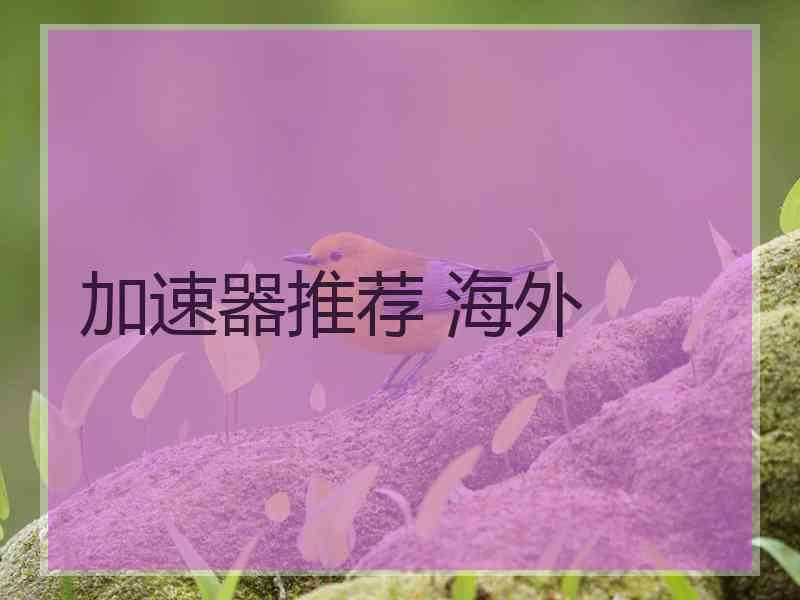 加速器推荐 海外