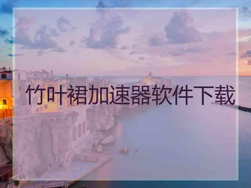 竹叶裙加速器软件下载