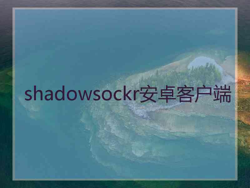 shadowsockr安卓客户端