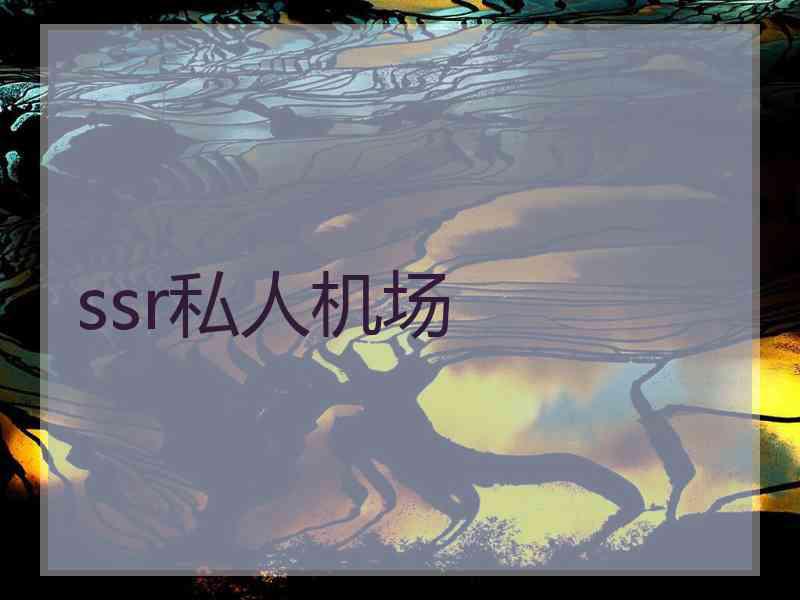 ssr私人机场