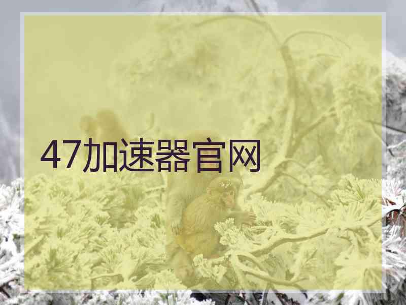 47加速器官网