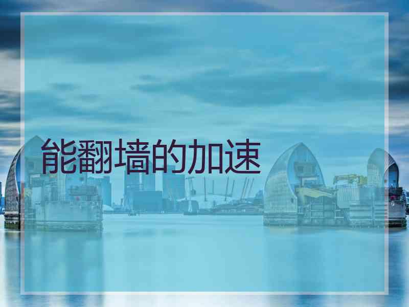 能翻墙的加速