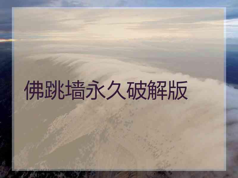 佛跳墙永久破解版