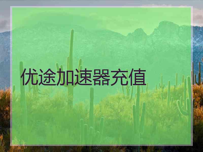 优途加速器充值